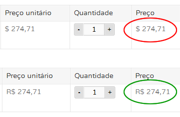 WooCommerce corrige moeda br